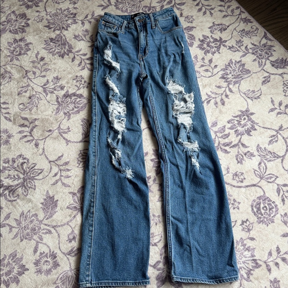 Hollister High Rise Dad Jean 00R